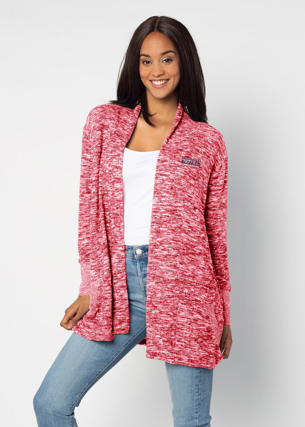 Chicka-D Ladies Heather Cardigan