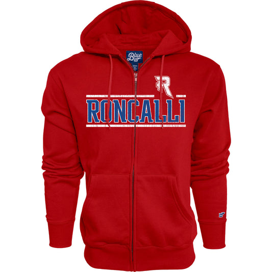 Blue 84 Red Full Zip Sweatshirt