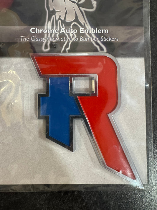 Chrome Auto Emblem "R"