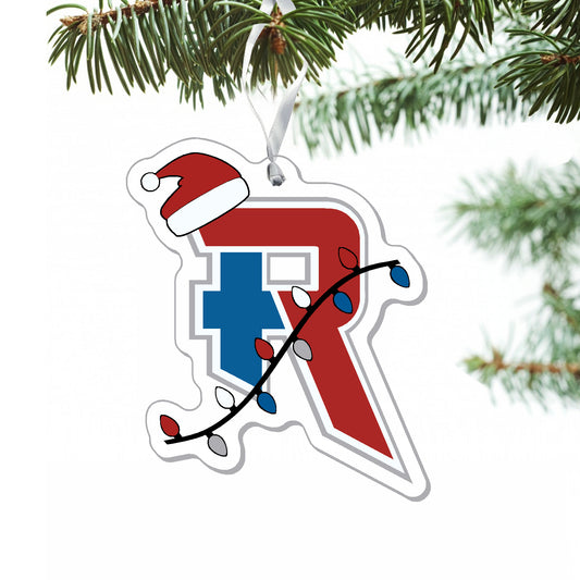 Christmas Ornament - R Logo with Lights