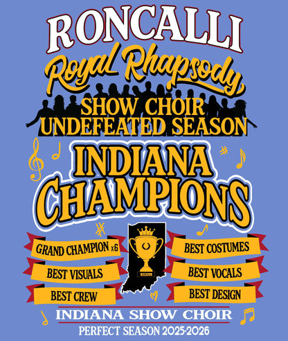 Royal Rhapsody Show Choir Celebration shirt