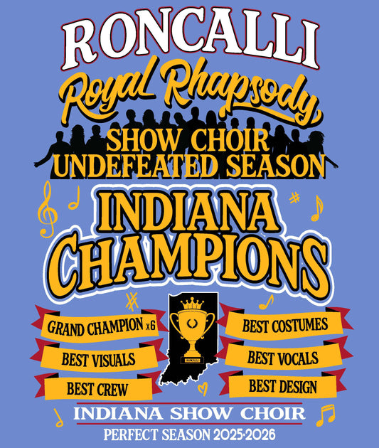 Royal Rhapsody Show Choir Celebration shirt