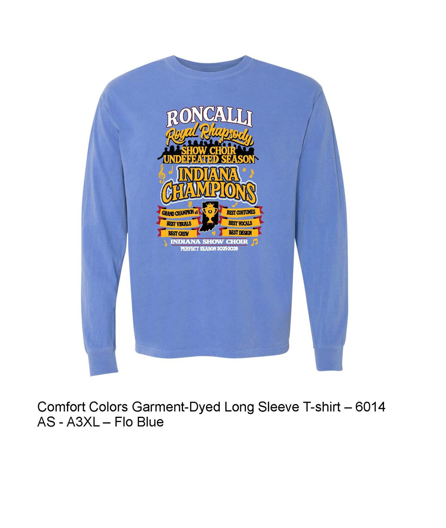 Royal Rhapsody Show Choir Celebration shirt