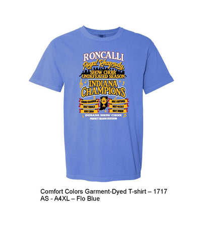 Royal Rhapsody Show Choir Celebration shirt