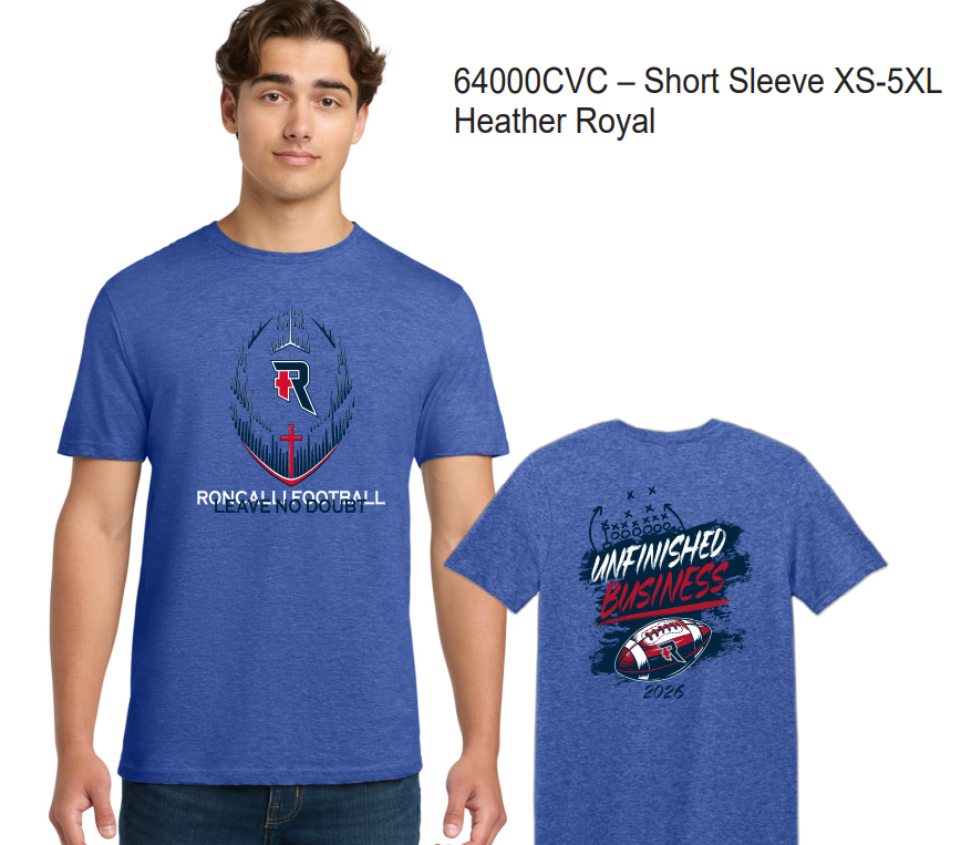 2026 Roncalli Football Season Shirt