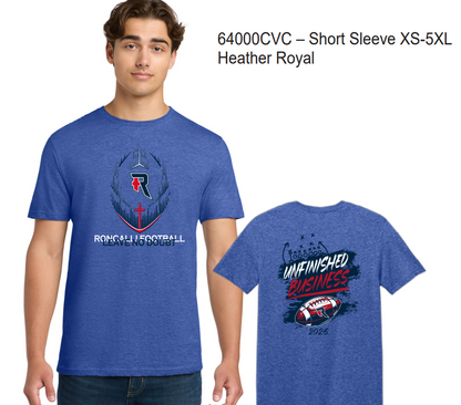 2026 Roncalli Football Season Shirt