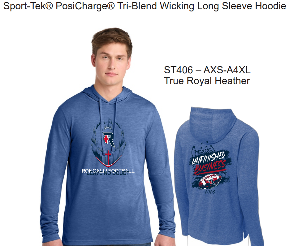 2026 Roncalli Football Season Shirt