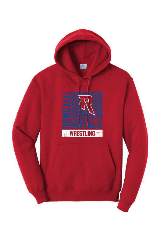 Sport Specific Red Hooded Sweatshirt