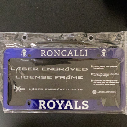 License Plate Surround - Roncalli Royals