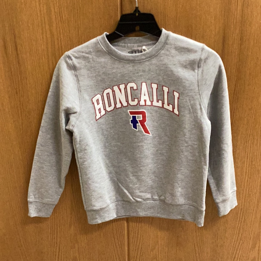 Youth Gray Roncalli Crewneck Sweatshirt