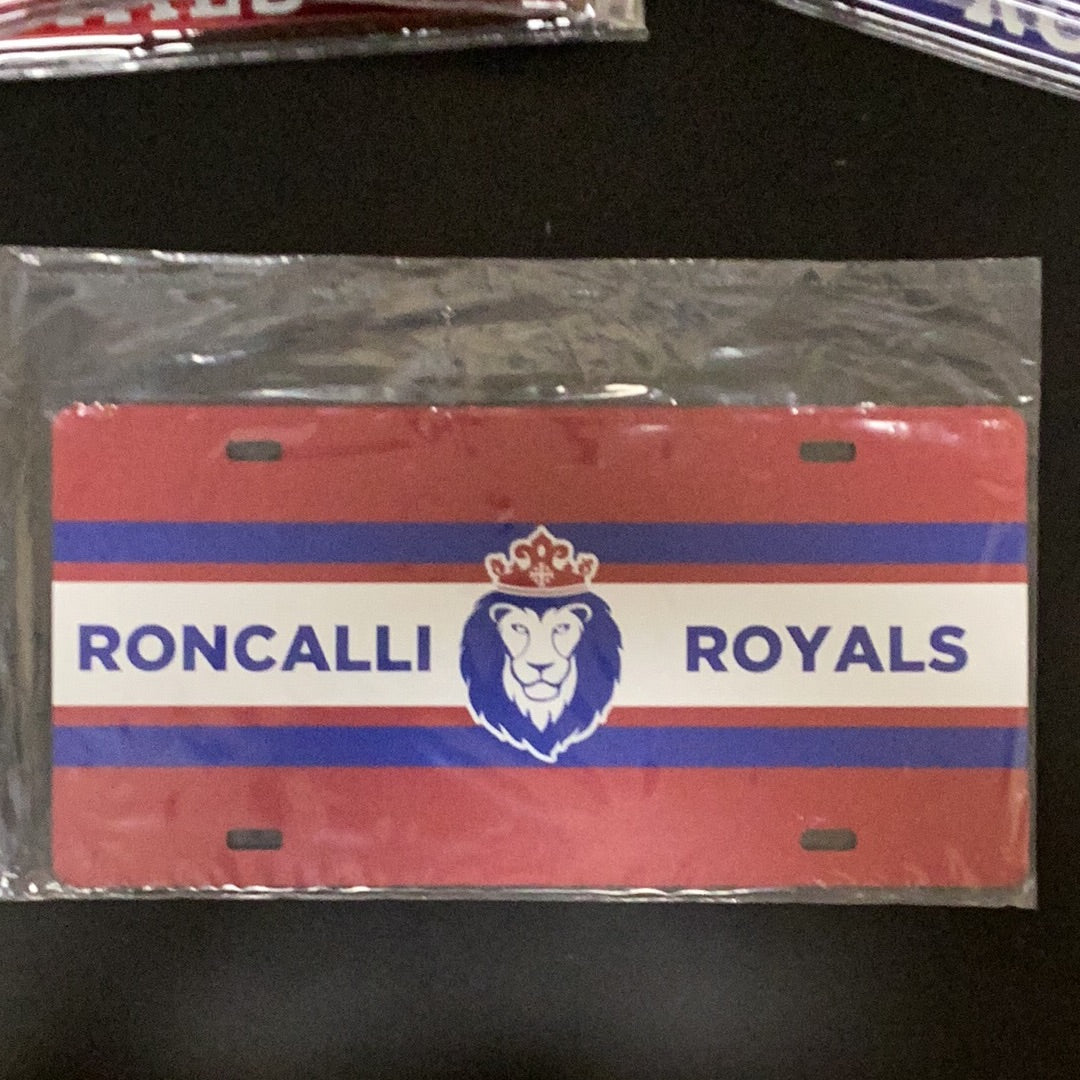 Roncalli Royals License Plate