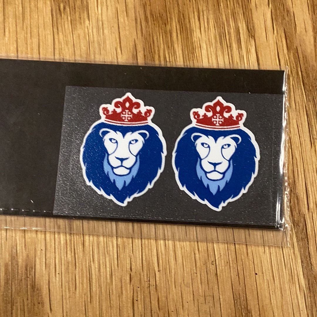 2 Pack Decals - Choose R or Lion Logo