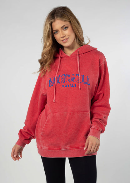 Chicka-D Red Burnout Sweatshirt